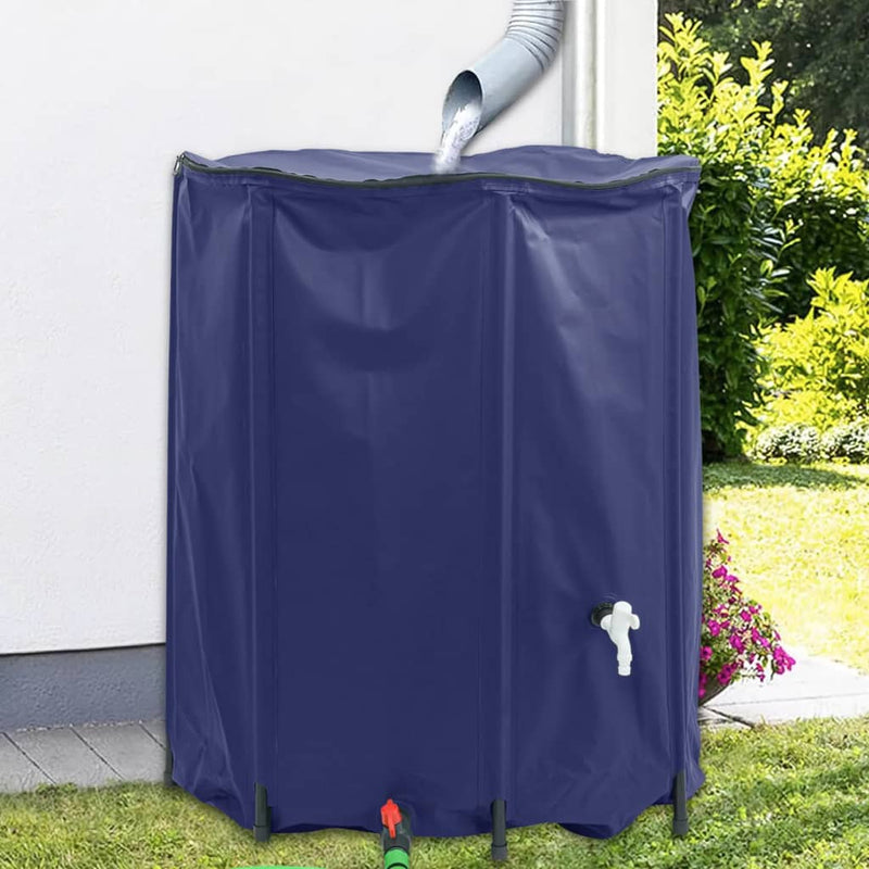 vidaXL Depósito de Agua con Grifo Plegable de PVC de 500 L - Image 8 of 240