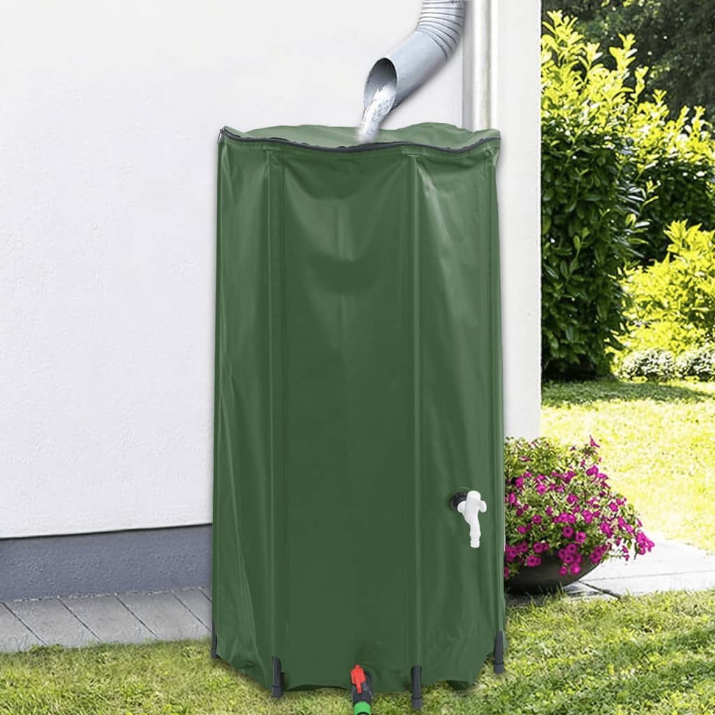 vidaXL Depósito de Agua con Grifo Plegable de PVC de 500 L - Image 28 of 240
