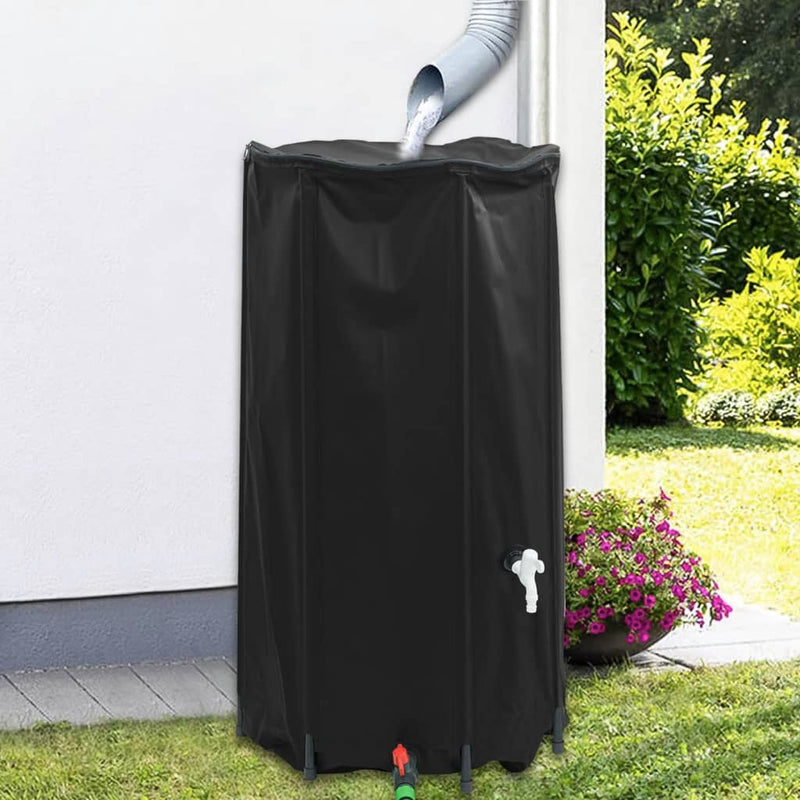 vidaXL Depósito de Agua con Grifo Plegable de PVC de 500 L - Image 29 of 240