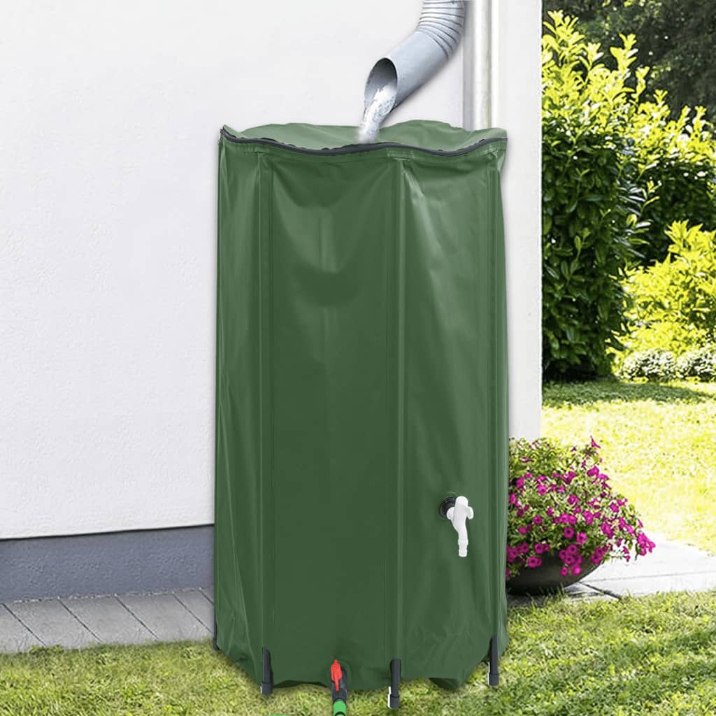 vidaXL Depósito de Agua con Grifo Plegable de PVC de 500 L - Image 18 of 240