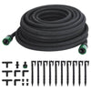 vidaXL Tubo di Irrigazione da Giardino Nero 0,6" 25 m in Gomma - Image 1 of 13
