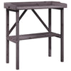 vidaXL Plant Table Solid Fir Wood 78 x 38 x 82.5 cm Grey - Image 4 of 16
