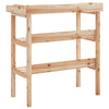 Tavolo Porta Piante Legno Massello Abete 78x38x82,5cm Marrone - immagine 9 | SolPatio - Image 9 of 16