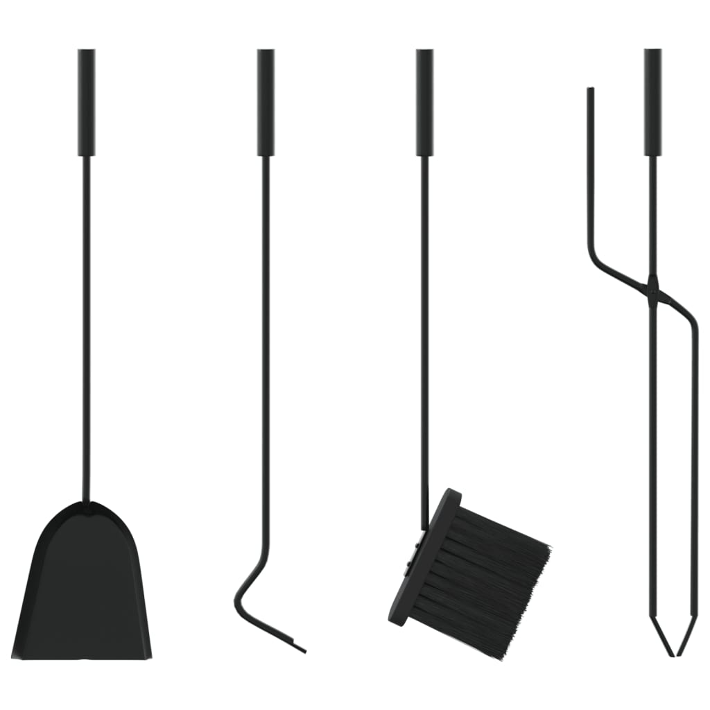 Set Attrezzi per Caminetto 5 Pezzi in Acciaio- Stile e Funzionalità - Image 8 of 9