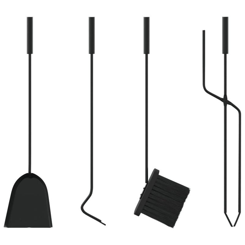 Set Attrezzi per Caminetto 5 Pezzi in Acciaio- Stile e Funzionalità - Image 8 of 9