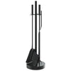vidaXL Set Attrezzi per Camino in Acciaio 5 Pezzi 18x66 cm Nero - Image 8 of 18