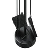 vidaXL Set Attrezzi per Camino in Acciaio 5 Pezzi 18x66 cm Nero - Image 14 of 18