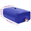 vidaXL Depósito de Agua con Grifo Plegable de PVC de 500 L - Image 146 of 240