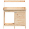 Mesa de trasplante vidaXL de madera maciza de abeto 110,5x45x124,5 cm Marrón - Image 11 of 22