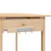 vidaXL Mesa de Trasplante con Fregadero de Madera Maciza de Abeto, 147,5x44x139,5 cm Marrón - Image 9 of 11