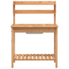 Tavolo Invaso con Lavello Massello Abete 147,5x44x139,5 cm Marrone - immagine 6 | SolPatio - Image 6 of 11