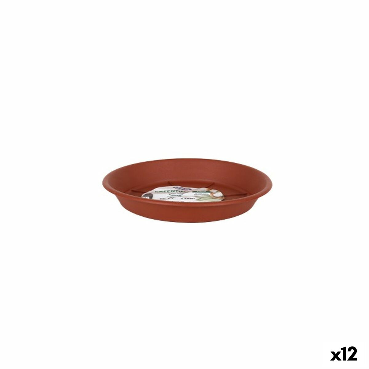 Dem Piatto per Vaso Greentime ø 14 x 2 cm Marrone (12 Unità) - Image 1 of 2