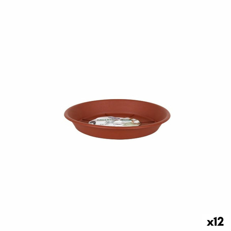 Dem Piatto per Vaso Greentime ø 14 x 2 cm Marrone (12 Unità) - Image 1 of 2
