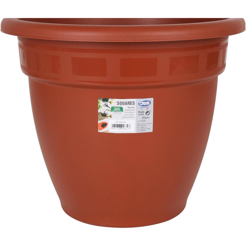Vaso Dem Squares Rotonda Marrone 35 x 35 x 28,5 cm (6 Unità) - Image 2 of 2