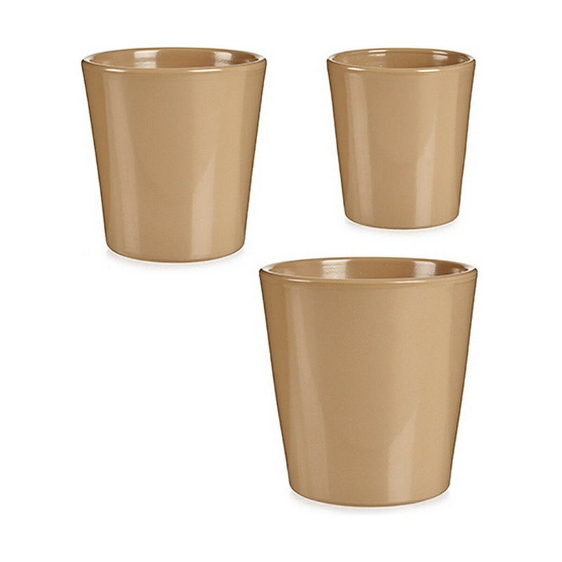 Ibergarden Set di Vasi in Argilla Beige, 6 Unità con Misure Assortite - Image 2 of 3