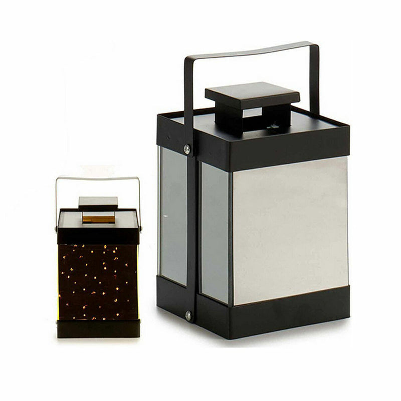Farol LED Gift Decor Negro 12,5 x 18,5 x 12,5 cm Espejo (6 Unidades) - Image 3 of 3