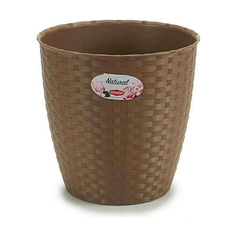 Macetero Stefanplast Marrón Plástico 24 x 22,5 x 24 cm (6 Unidades) - Image 2 of 3