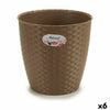 Macetero Stefanplast Marrón Plástico 24 x 22,5 x 24 cm (6 Unidades) - Image 1 of 3