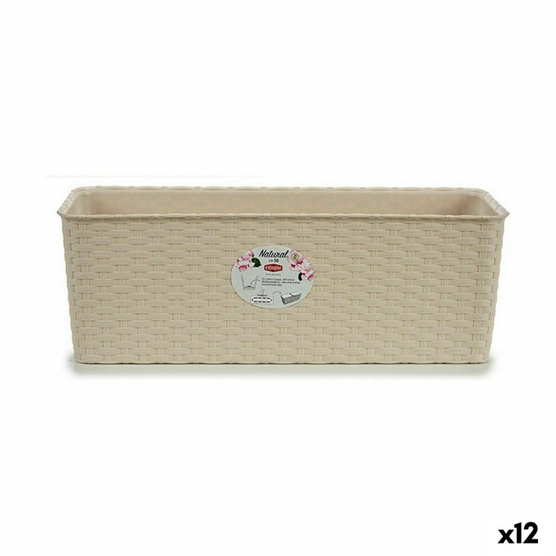 Jardinera Stefanplast Beige Plástico 17,5 x 16 x 48,5 cm (12 Unidades) - Image 1 of 3