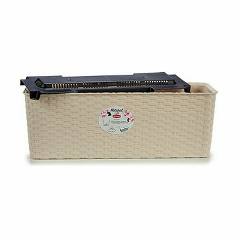 Jardinera Stefanplast Beige Plástico 17,5 x 16 x 48,5 cm (12 Unidades) - Image 3 of 3