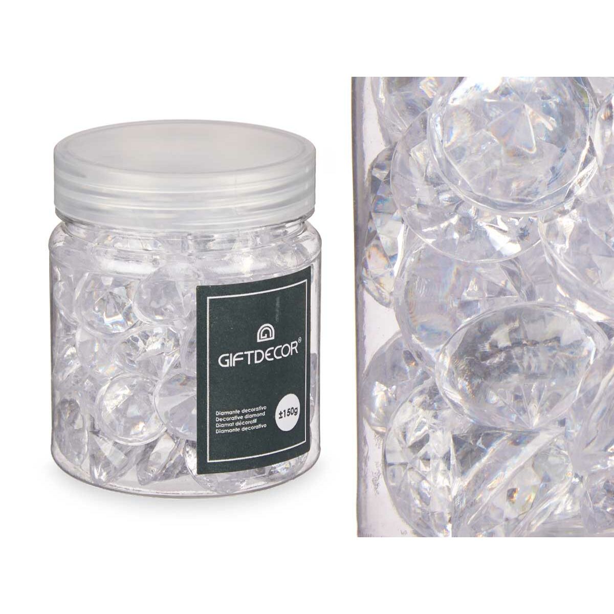 Pietre Decorative a Diamante Trasparenti- Set 16 Unità - Image 2 of 4