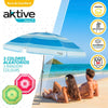 Aktive Ombrellone in Poliestere Ø 200 cm Azzurro (Set da 6 Unità) - Image 6 of 7