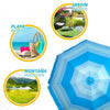 Aktive Ombrellone in Poliestere Ø 200 cm Azzurro (Set da 6 Unità) - Image 5 of 7