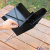 InnovaGoods Mini Barbecue a Carbone Pieghevole in Acciaio 31 x 28 x 30 cm Nero - Image 7 of 8
