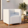 Poltrona a Pozzetto in Similpelle 71×54×69 cm Bianca - Image 1 of 11
