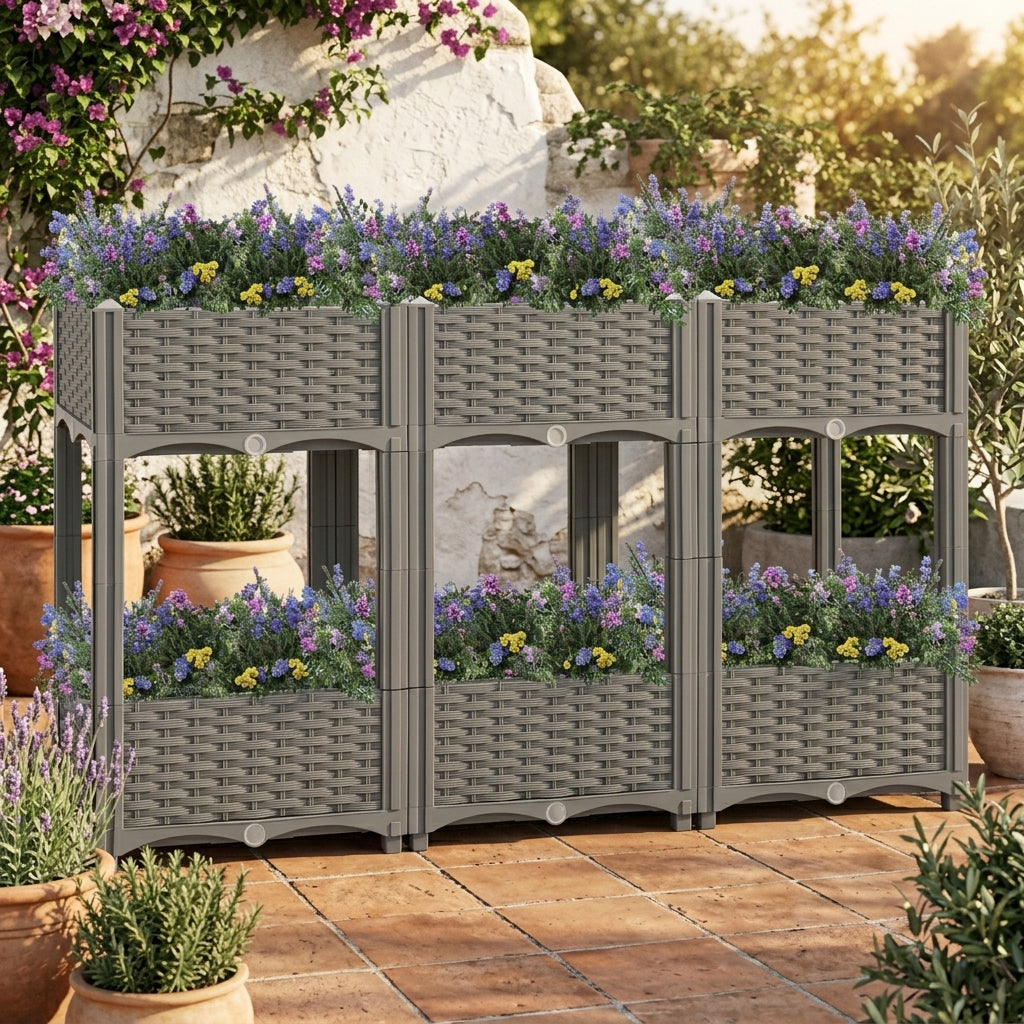 Fioriera Rialzata 120×40×71 cm in Polipropilene - Image 1 of 7