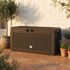 Baule da Giardino in Polipropilene, 310 L, 119×48×60 cm, Marrone - Image 1 of 9