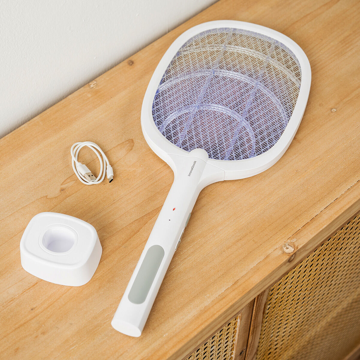 Raqueta Matainsectos Recargable con Luz UV 2 en 1 Elecfly InnovaGoods - Image 1 of 9